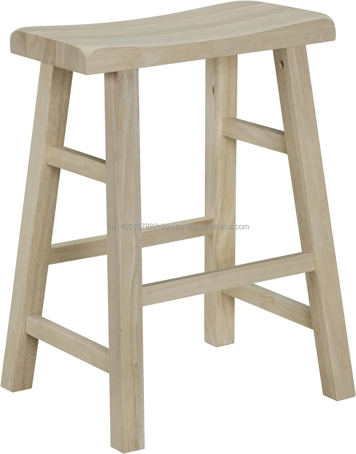 Basics Solid Wood Saddle-Seat Kitchen Counter Barstool, 29-Inch Height,Finish best quality with good price from Bangladesh