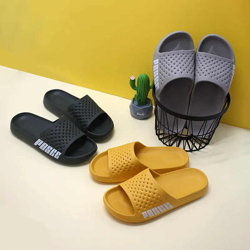Custom Wholesale Lightweight Slipper with High Quality Rubber Sole Sheet Slide Sandal