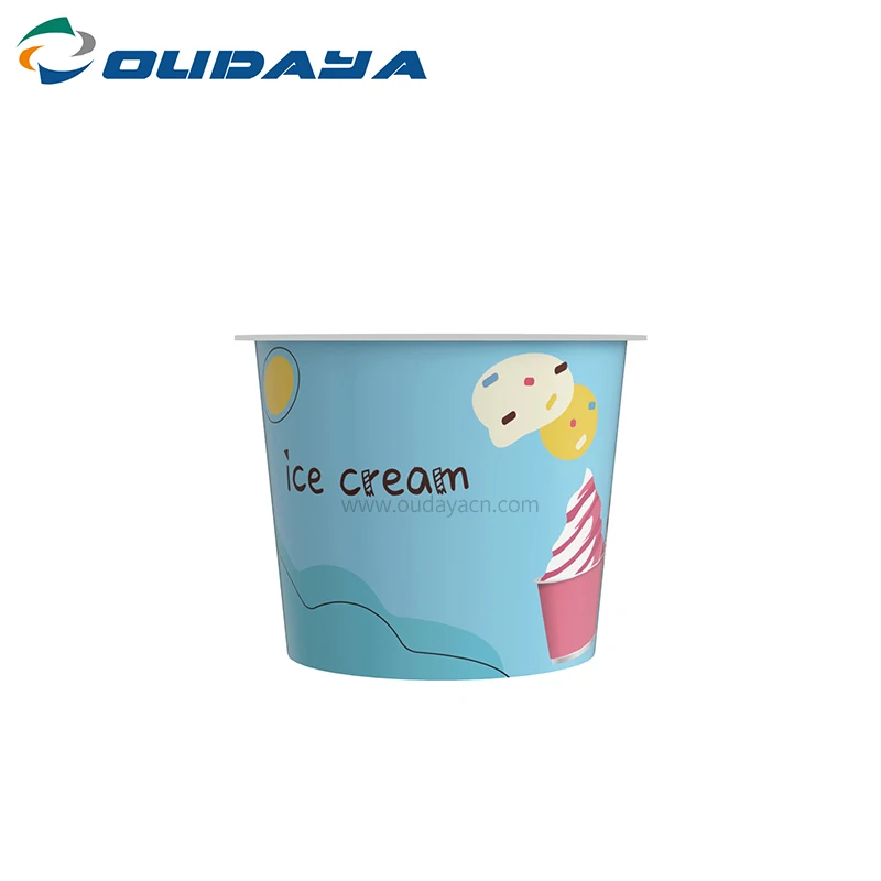 210ml 200g Plastic Tub Ice Cream Yogurt pp Injection Gelato Cup Container