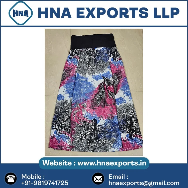 Fashion 2023 Spring Summer Elegant Printed Midi Skirt Womens Skirts For Sale