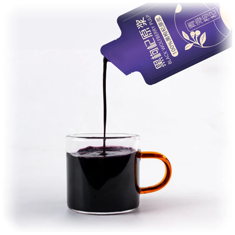 Black Goji Juice Free Sample OEM ODM Superfood Antioxidant Healthycare Certificated Natural Black Goji Berry Juice