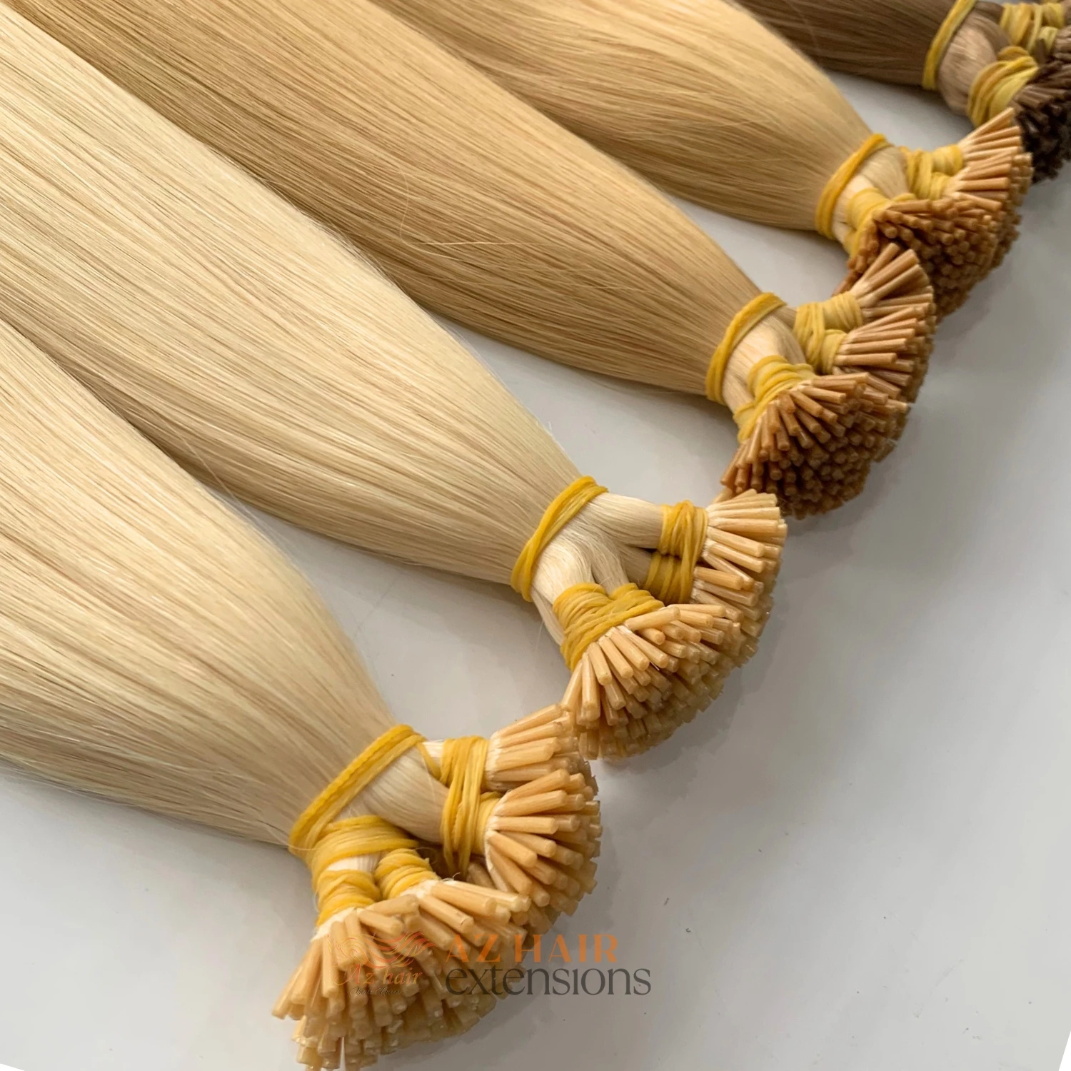 Keratin Glue I Tip Hair Extensions Human Hair Super Double Drawn Virgin Keratin Color Hair Extensions at Wholesale Price