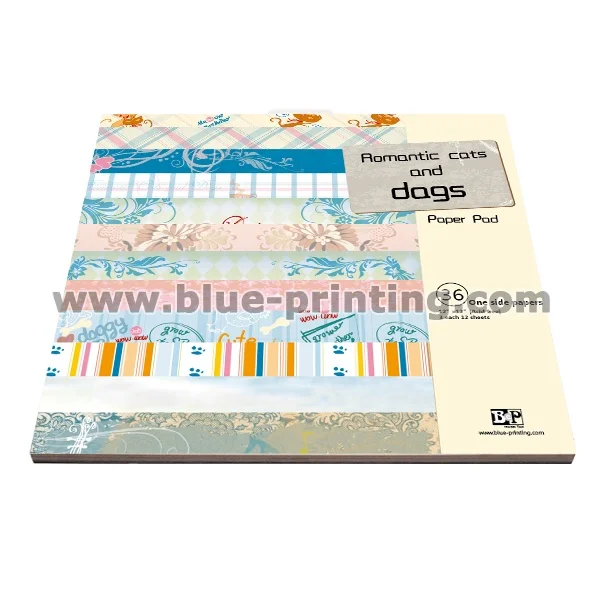 12x12in Scrapbook Paper White cardstock Full Color Printing Scrapbooking Crafts