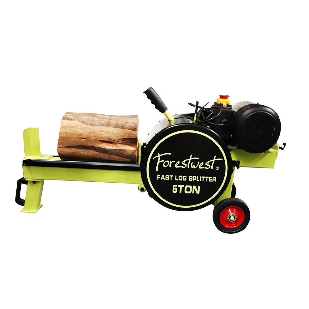 Cheap Log Splitter 5T Electric new Wood Splitter 220V 1500W FORESTWEST Provided 59kg 400mm Cutting