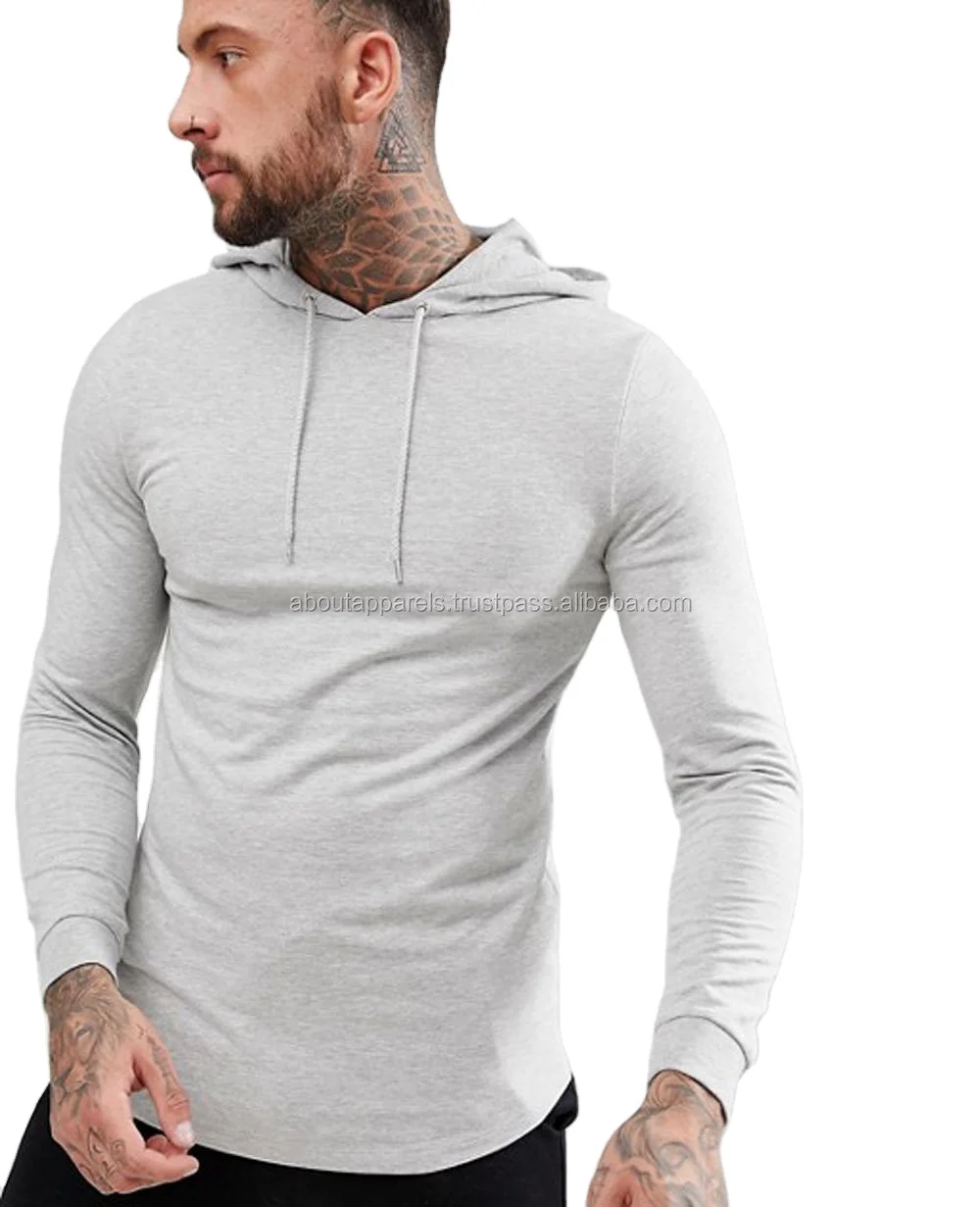 2024 новые модные оптовая продажа по индивидуальному заказу заводская цена slim fit мужские повседневные простые дышащие толстовки для мужчин
