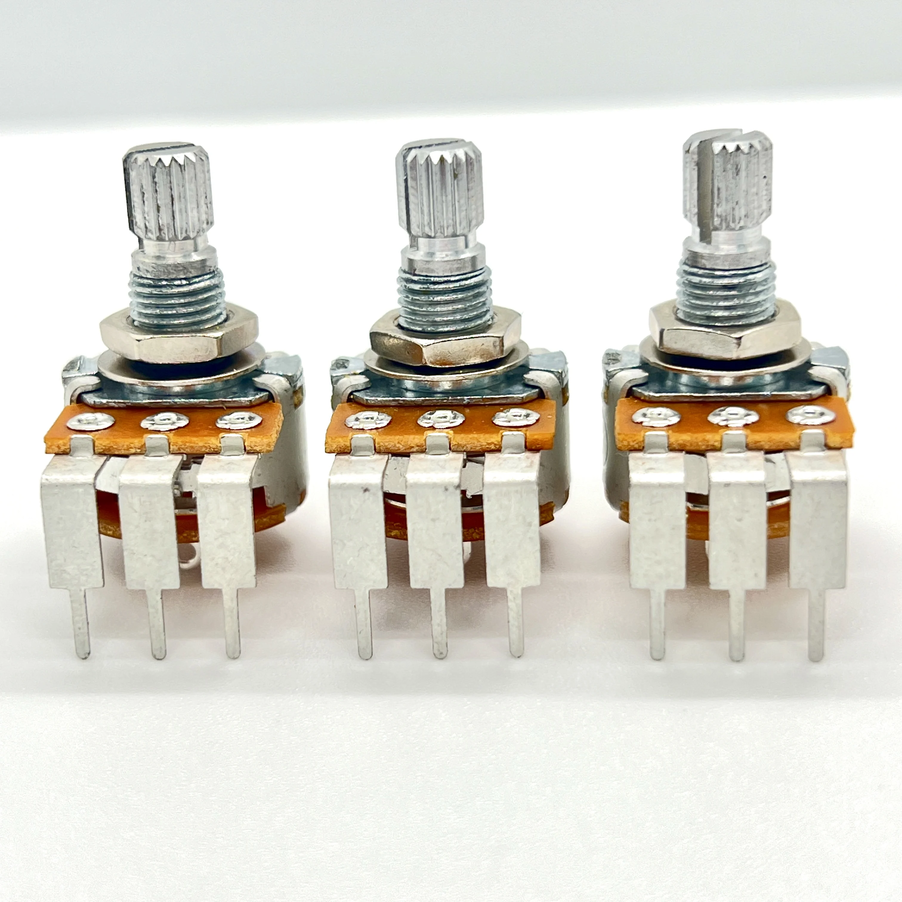High Quality Metal Shaft Rotary Potentiometer with switch Linear B10K