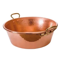 Dinnerware Decorative Hammered Copper Kitchen Bowl For Sale