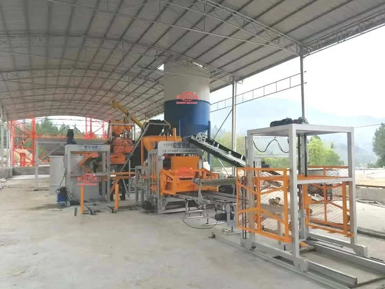 QT6-12 Hydraulic Pressure Paving Block Making Machine Concrete Hollow Brick and Concrete Hollow Block Machine