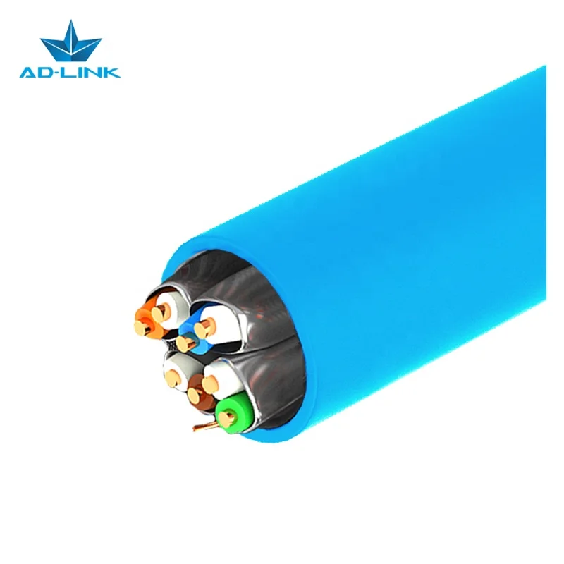 High Quality 1000ft 305M Coiled Pull Box or Wooden Reel Copper Cable U/FTP Cat6A Cable