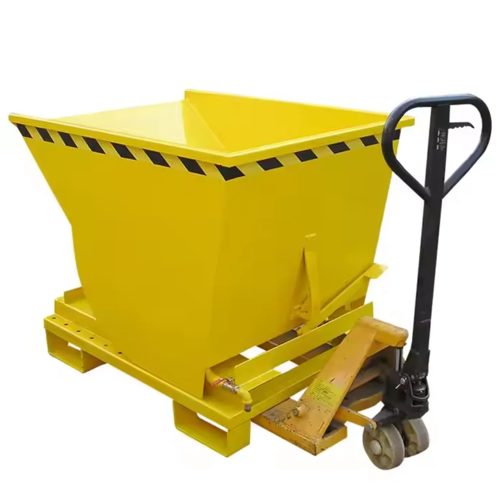 Scrap Trolley at best price in India Metal Collection for Workshop Cleaning Premium Quality Cranes Product