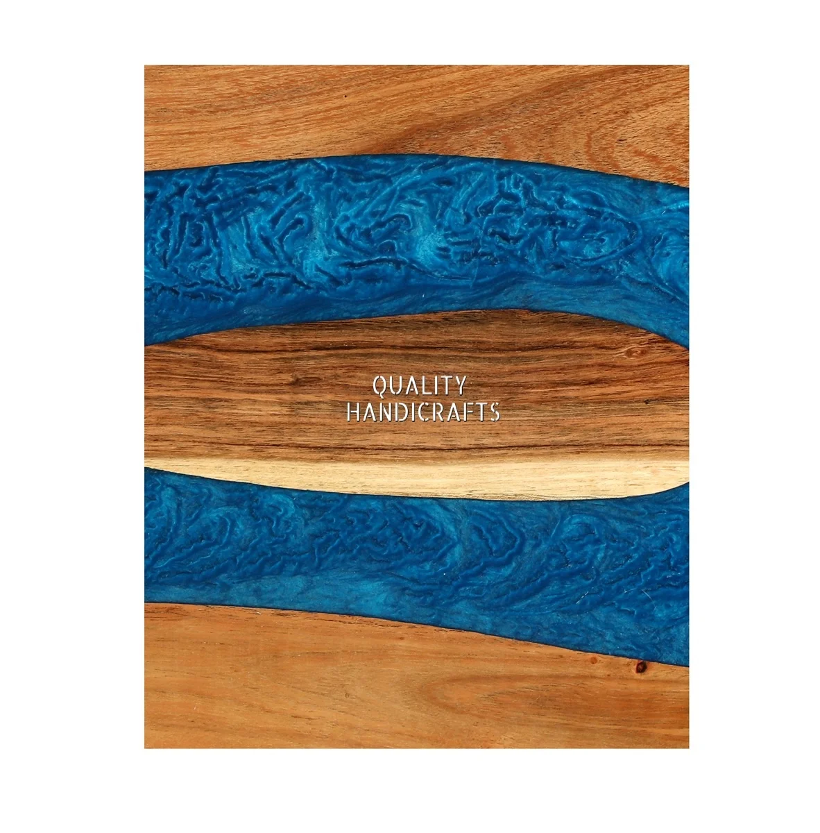 Best Selling Handmade Epoxy Resin Acacia Wood River Pattern Serving Board Kitchenware Chopping Boards For Food by Quality Handic