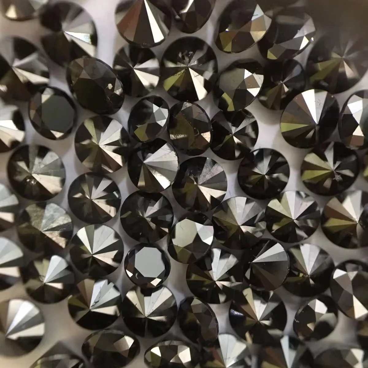 Natural Faceted Black Diamond  Beads for Jewelry Making Bracelet Necklace Earrings 15.5 to 24 inches