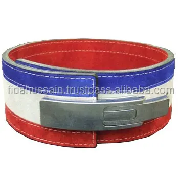 High Leather Weightlifting Genuine Leather Lever Belt Custom Design Leather Lever PowerLifting  Belt