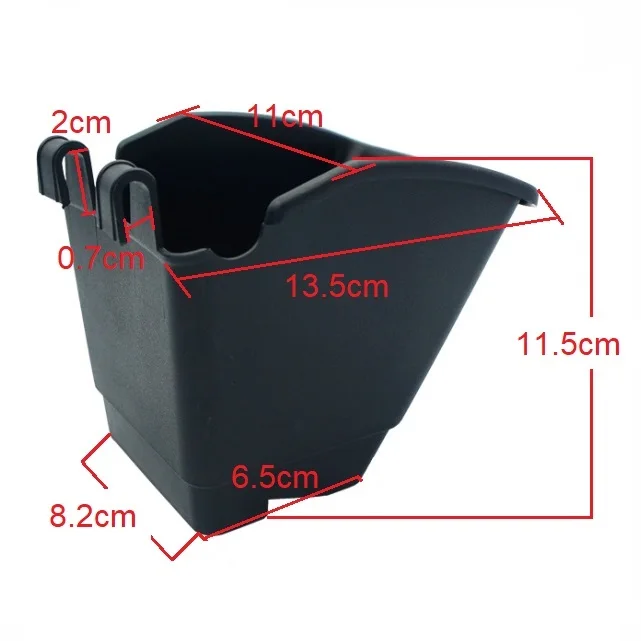 Вертикальные зеленые настенные подвесные горшки недорогие Ландшафтные украшения пластиковые цветочные от поставщика