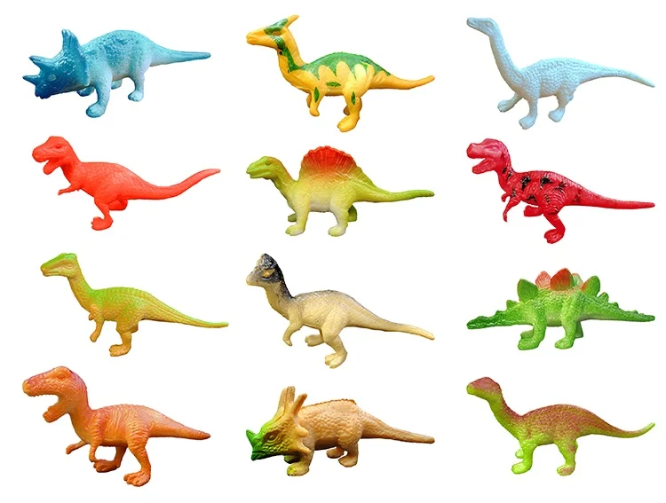 Novelty Bulk Small Capsules Mini Animals Assorted Plastic Dinosaurs Toys for Vending Machines