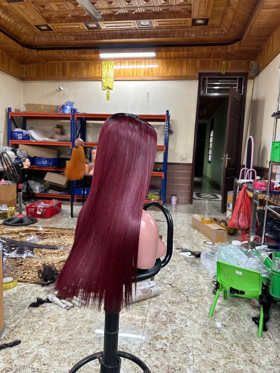 Raw Virgin Vietnamese Hair Vendor Wig Bone Straight Make Color Human Hair Full Lace Wigs With Wholesale Price