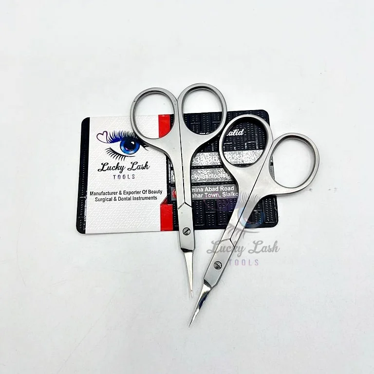 Wholesale high quality nail scissors cuticle scissors curved sharp stainless steel Nail Care Accessories Manicure Tools
