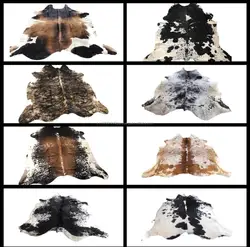 Коврики из воловьей кожи кожаный ковер домашний декор кожаные коврики