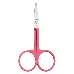 Hot Selling Color Coated Nail Scissors In Pink Color With Pointed Tip