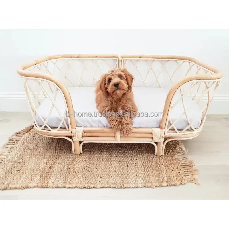 Best Choice Pet Bed For Cats With Paws Handwoven Hand Washed Cat Rattan Bed Home Custom Design Handmade In Vietnam