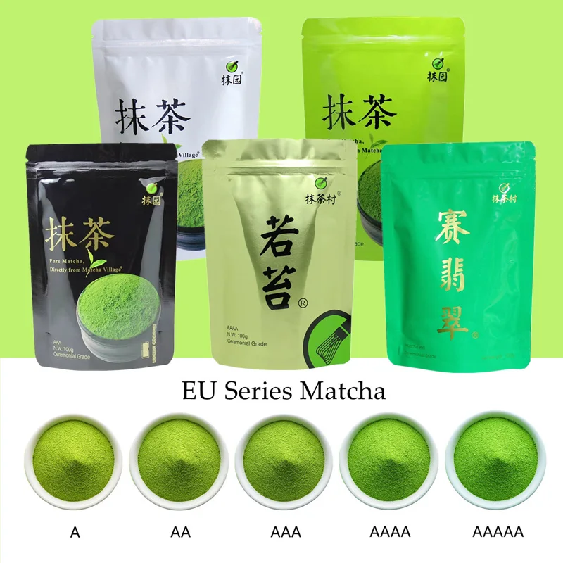 USA Popular Food Ingredient Green Tea Powder Kit High Quality Grade a EU Matcha Soap Mask Pure Matcha Powder