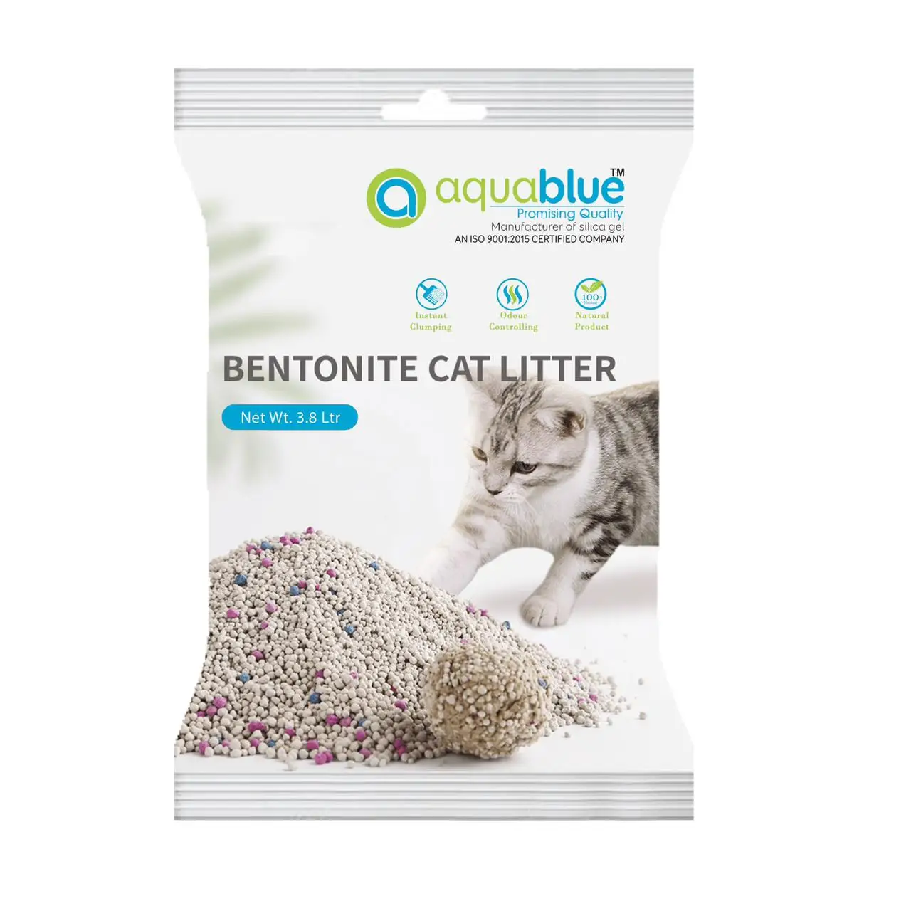 Premium Fresh Cat Litter Silica Gel Wholesale  High Quality 10kg Dust-free Super Care Non Toxic bentonite silica gel cat litter