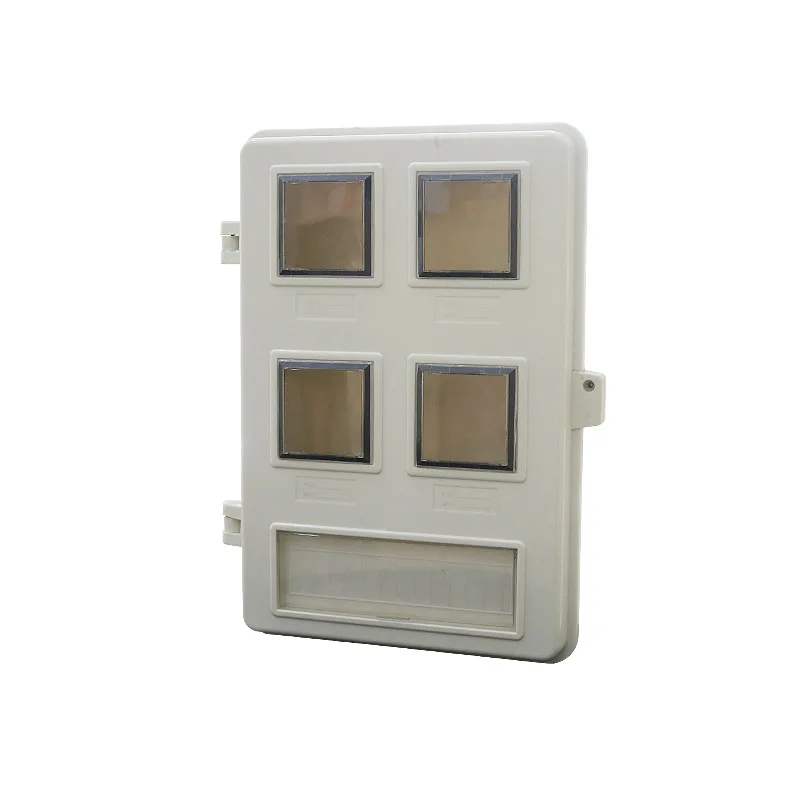 Manufacturer wholesale fiberglass electric meter box for 4/6 households, switch electronic outdoor rainproof electric meter box