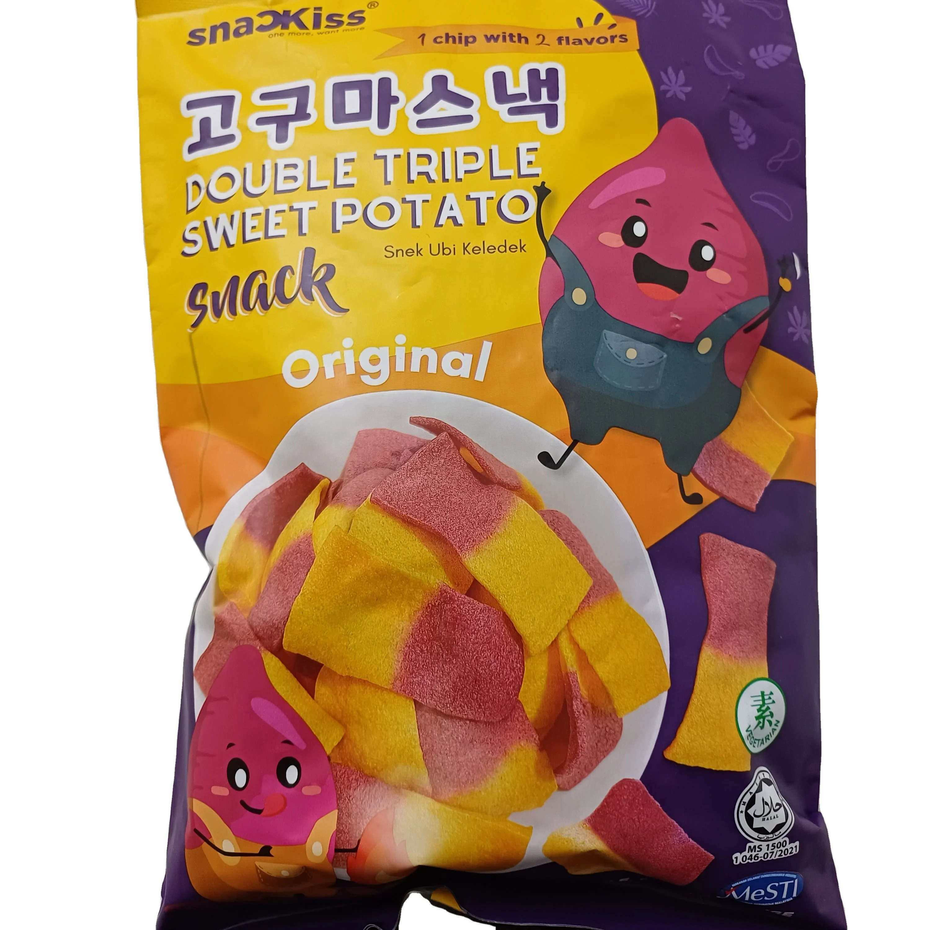 [HALAL] Vegan Sweet Potato Vegetable Chips Fruit Chips Mixed Palm Sweet Potato Wholesales Snacks Wholesales Malaysia Original