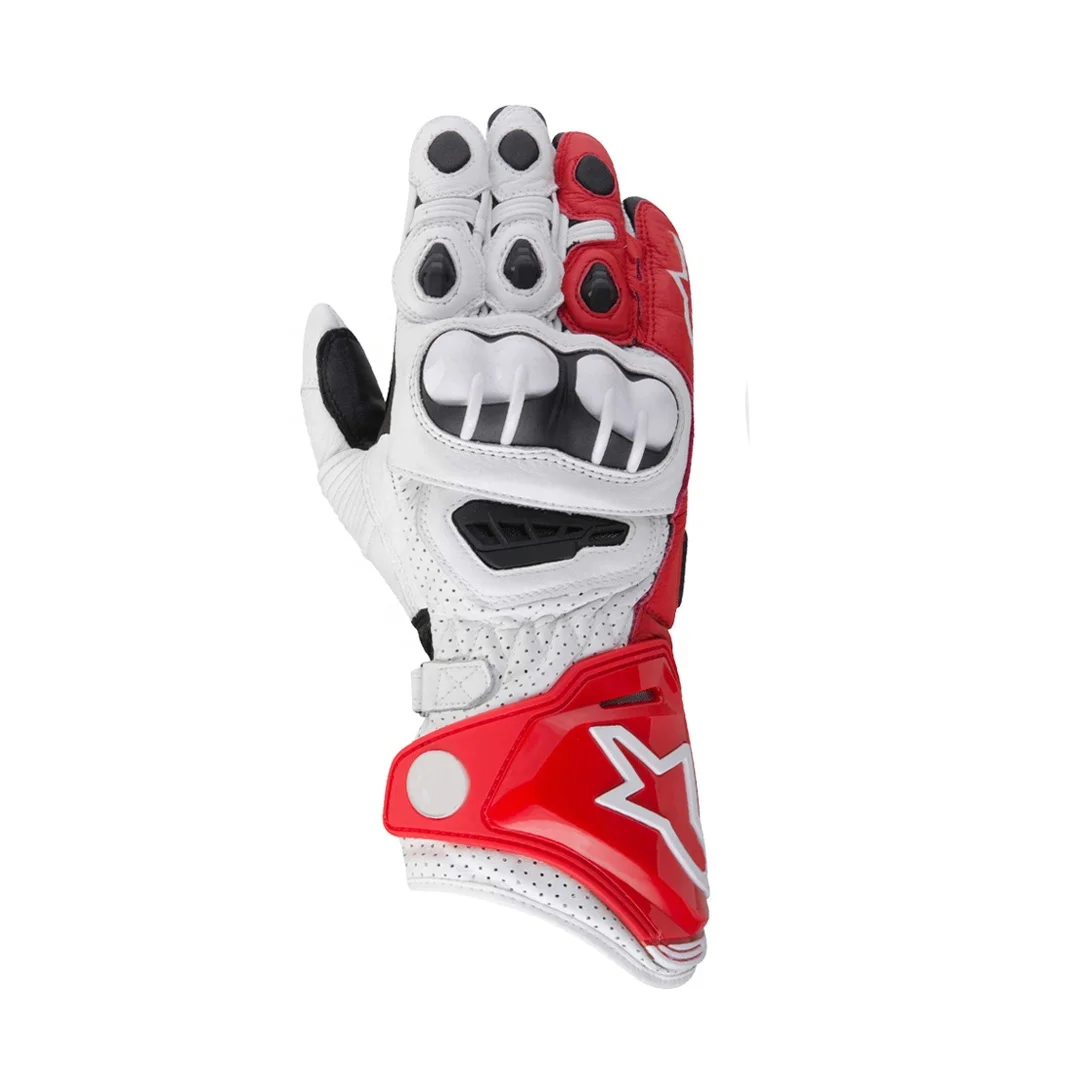 Black plush windproof waterproof non-slip touchscreen custom full finger warm cycling gloves 2024