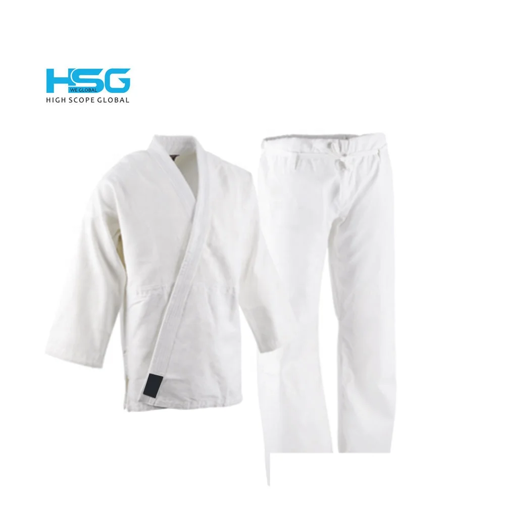 Manufacturer judo supply white jiu itsu uniforms Bjj GI Judo uniforms karate gi for student bjj gi
