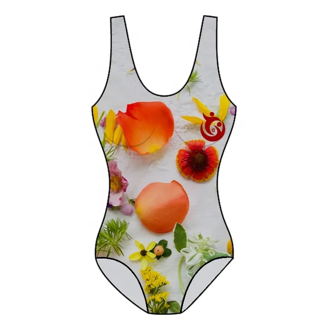 new custom sublimation design 2023 polyester spandex Women one piece body suit bikini swim wear beach fitness wear bathing wear
