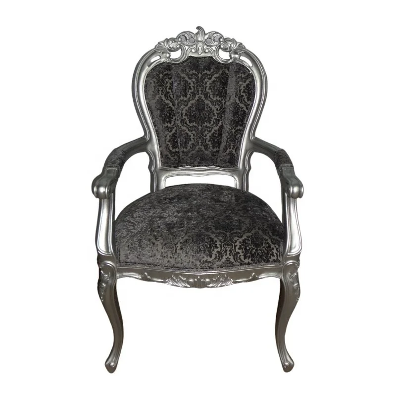 Старинные репродукция стулья деревянный обеденный стул классический барокко боковые для столовой домашней мебели и ресторана