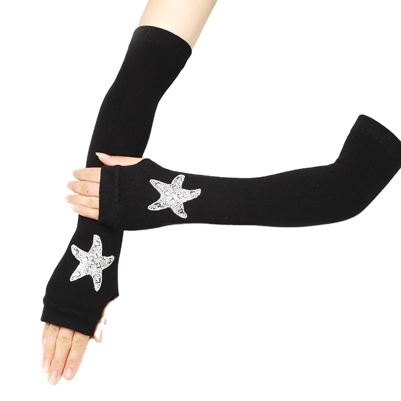 New Fashion long arm gloves for women hand protection equipment