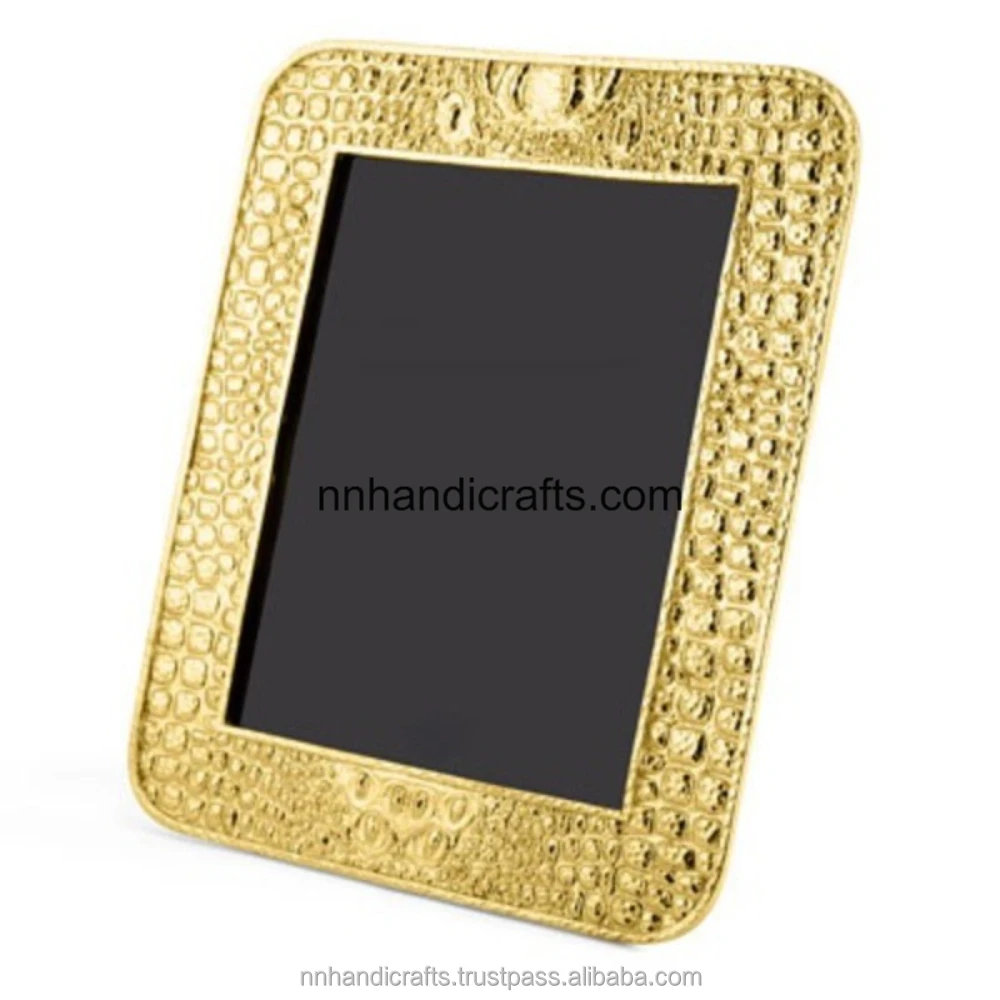 Алюминиевые металлические золотистые антикварные цветочные дизайнерские настенные рамки в сельском стиле фоторамки для девушки подруги дома