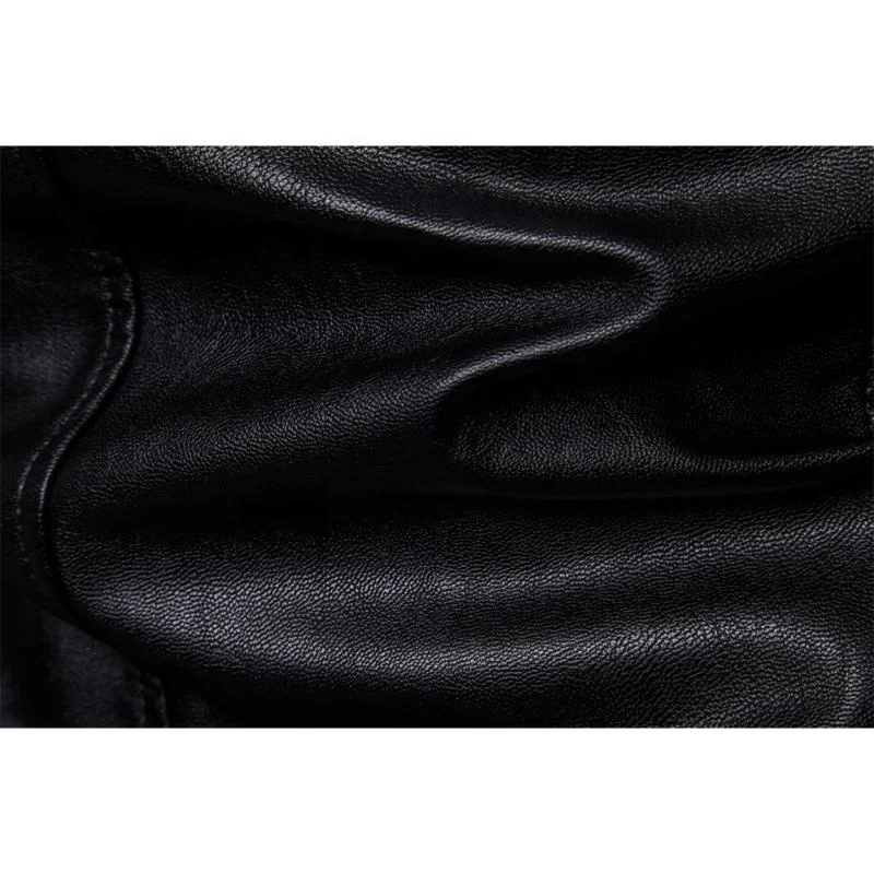 Lame Skin With Extra Shine PU Leather Fashion Jacket
