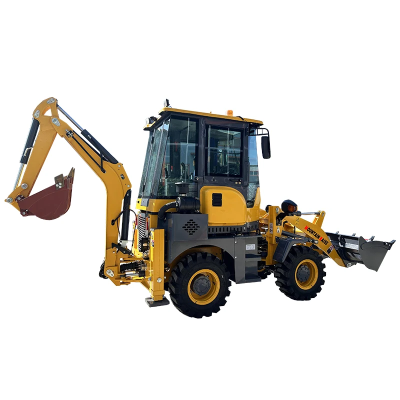 MR15-10 Diesel Mini Backhoe loader CE EPA China Sale 4 wheel drive new backhoe  loader Applicable earthmoving machinery
