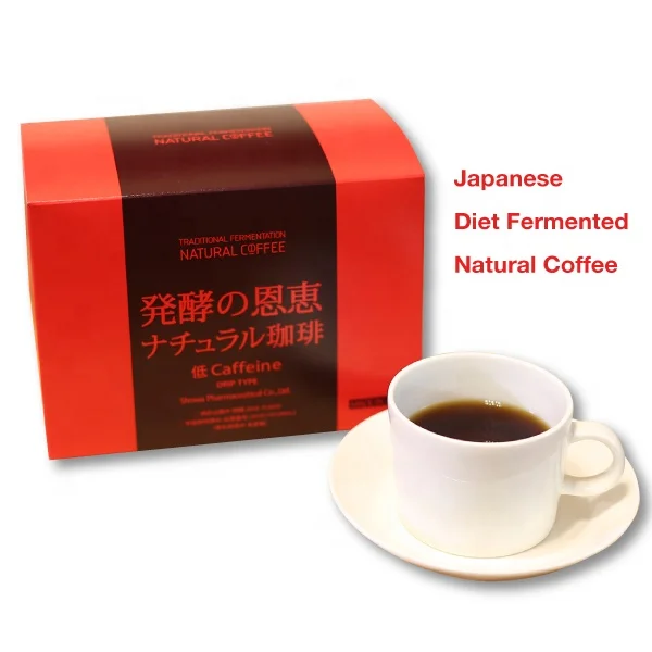 Weight loss slimming Roasted drip coffee drink bags packaging fermented japanese oem private label product made in japan company