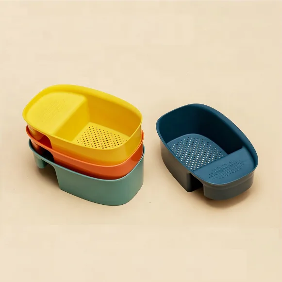 Breathtaking Food Grade Plastic Sink Colander Basket Strainer for Washing Vegetable Fruit Colander & Draining Pasta