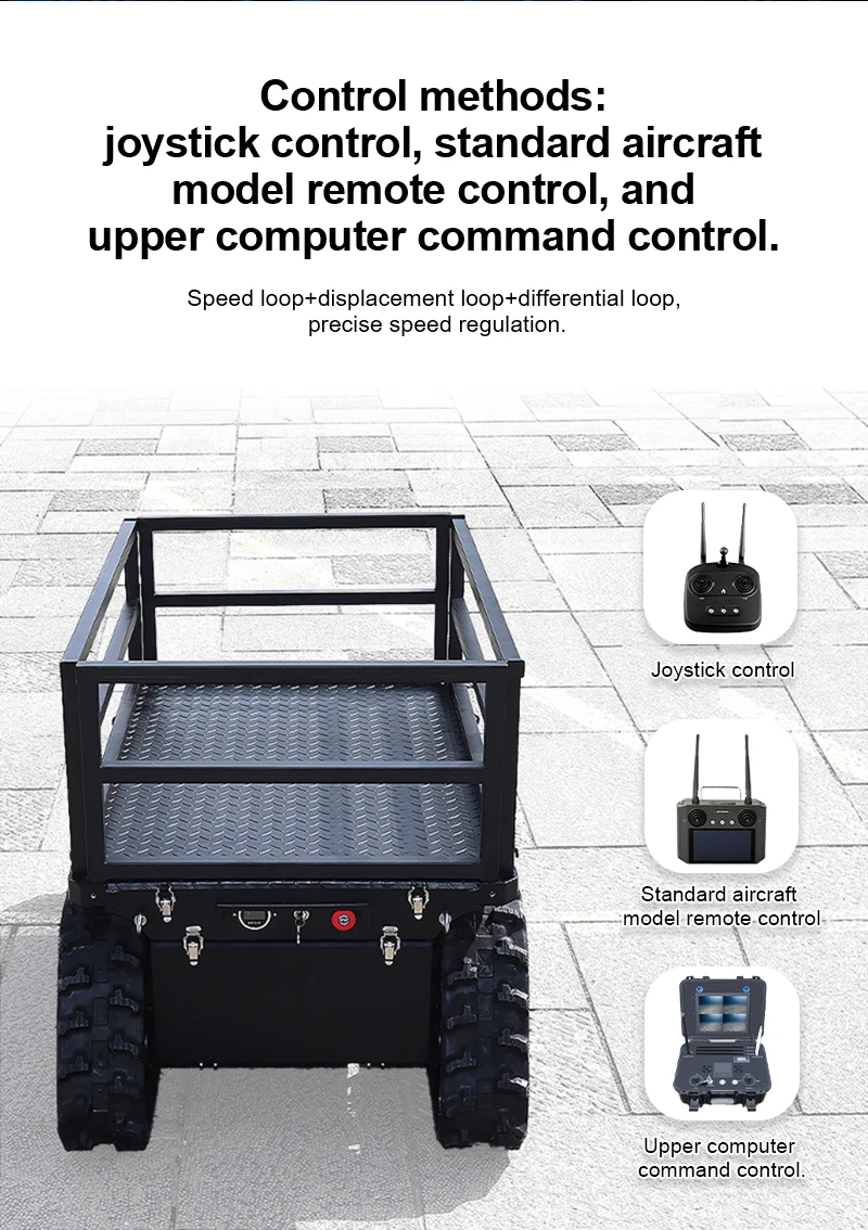 Remote controlled heavy duty robot for industrial applications