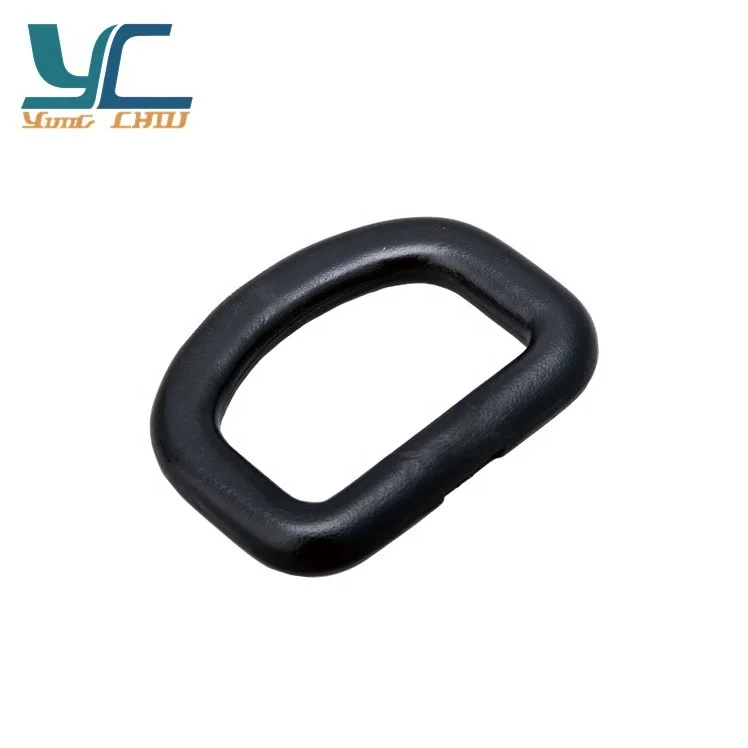 Customizable handbag hardware plastic d loop ring belts