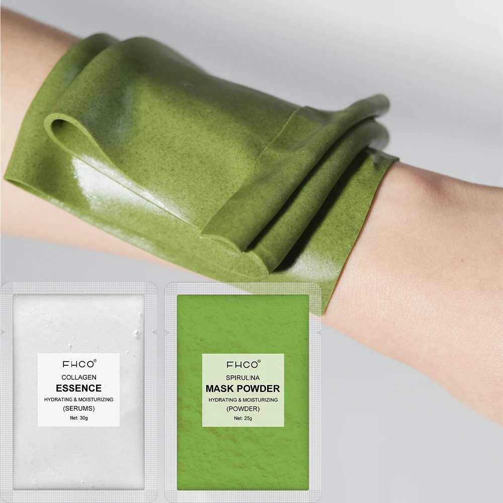 3000pcs Custom Korean SkinCare Natural Organic Hydrating Moisturizing Jelly Face Mask Private Label Spirulina Clay Mask for Face