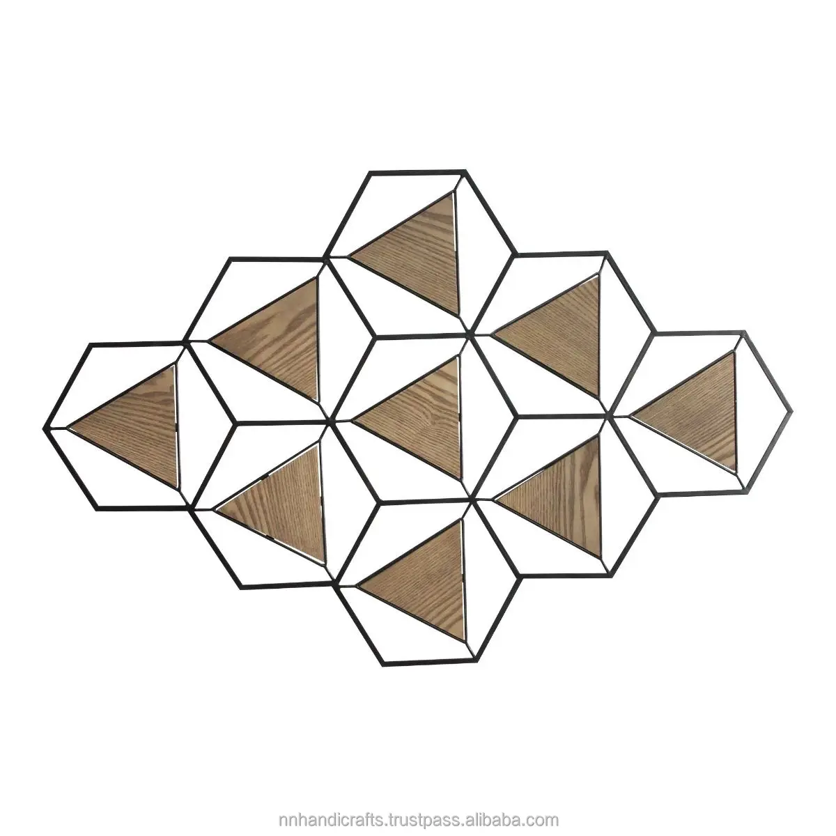 Industrial Metal Iron Golden Powder Coated Brass Round Perforated Murals Accent Decorative Accents For Dining Room Restaurant Ki