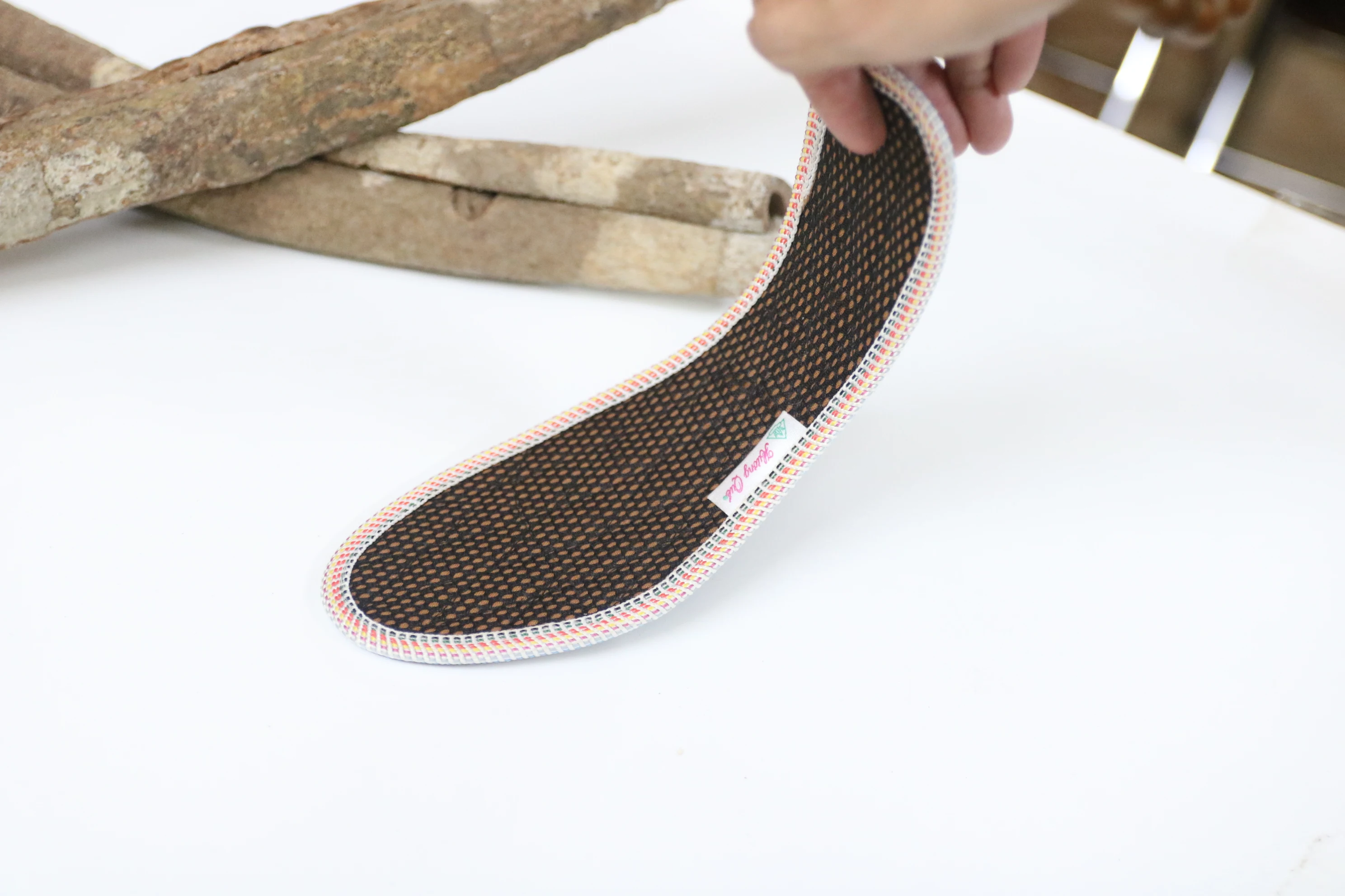Comfortable Warm Cinnamon Sports Insoles for Odor Control and Sweat Absorption Height Increasing Insoles for Shoes