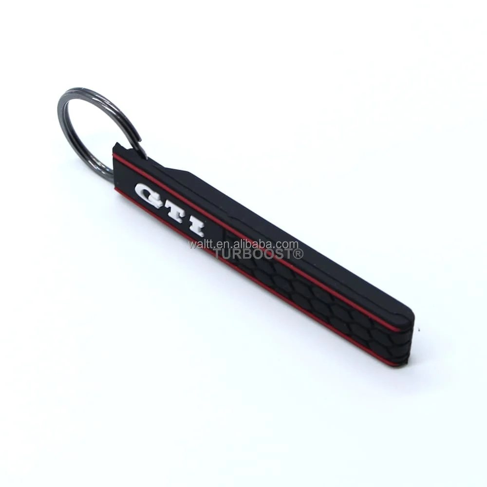 High Quality TURBO LOGO Silicon Keychain Car Fans Gifts
