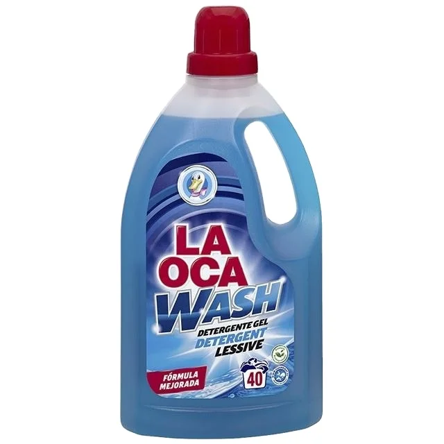 High Quality LA OCA WASH 2 Liters Liquid Laundry Detergent Superior Wash Clothes Available at Discounted Market Price
