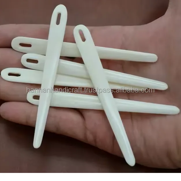 BEST QUALITY OF BUFFALO BONE NEEDLE BONE SEWING NEEDLE NAAL BINDING BONE NEEDLE AGATE