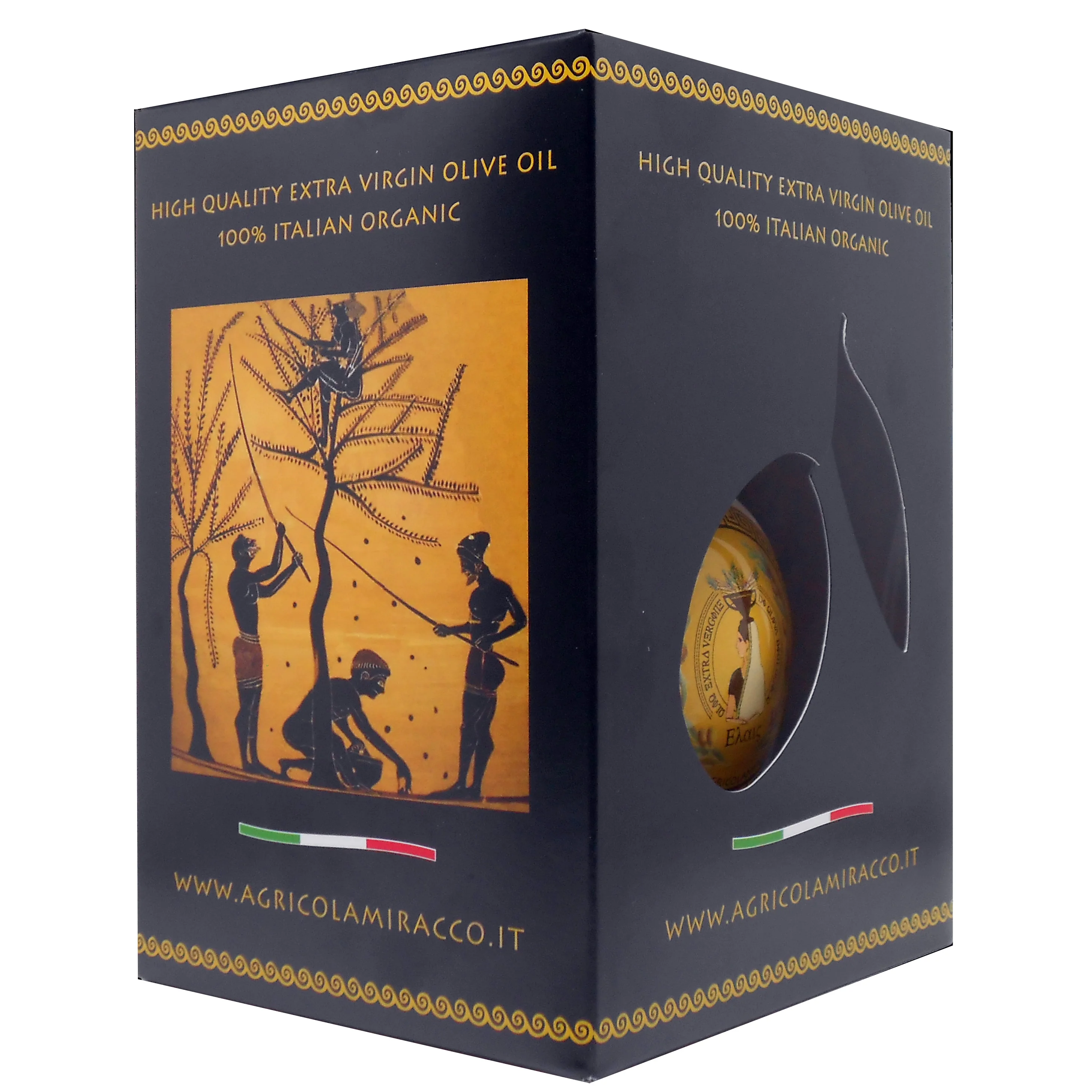 Extra Virgin Olive Oil Cold Pressed Ceramic Bottle 0.50 litres from Certified Organic Agricolture Certified quality Italy