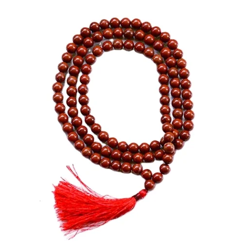 Wholesale Genuine Natural Red Jasper Gemstone Grade Loose Beads Full strand Gemstone Jap mala chakra crystals healing For Sale