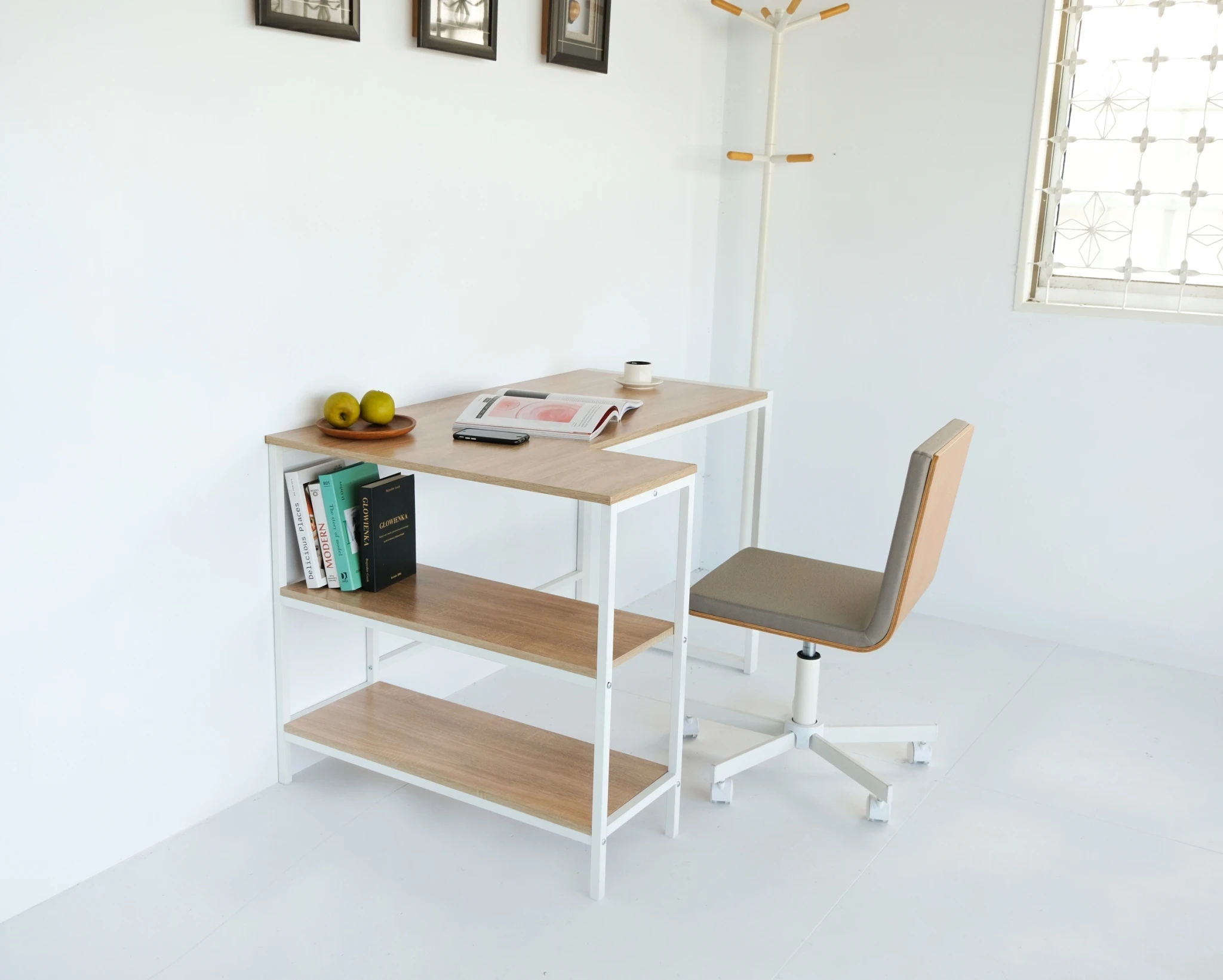 L Shaped Corner Office Writing Desk Computer Desk for Workstation