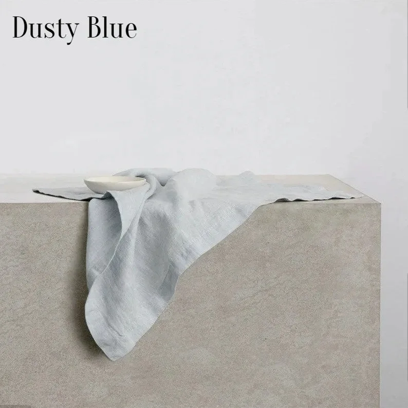 Wholesale Custom Pure 100% Cotton napkins Multi-color Cotton Plain Napkin for Dinner Reusable napkin mix and match